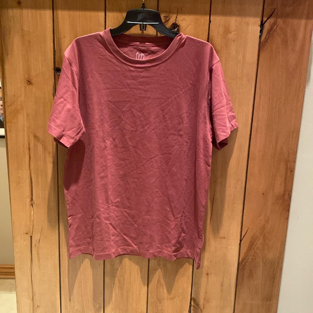 Great Slick Shirt!! Dark salmon color
